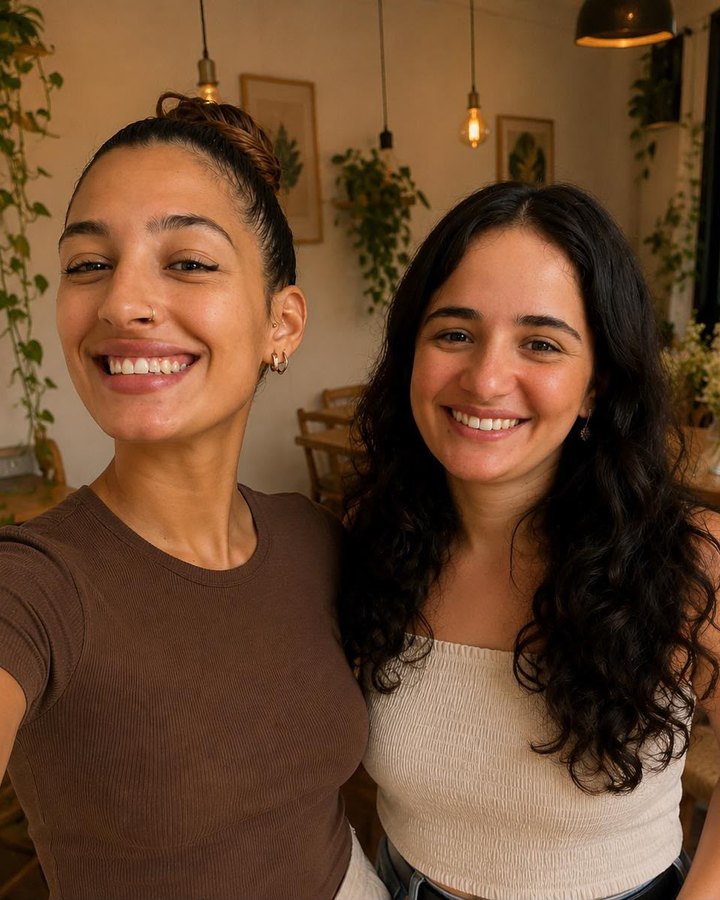 Ayelén y Paloma, equipo de Siendo